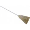 Metla ciroková BAUPRO detská, drevená násada 75cm, 3x šitá