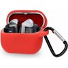 Silikónové Puzdro Bizon s karabínou pre Samsung Galaxy Buds 3/3 Pro/3 FE