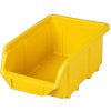 Esperanza Plastový box Ecobox malý, žltý 60112 ECOMALZOLPG011