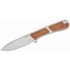 CIVIVI C23010-4 Mini Elementum pevný nôž na krk 5,7 cm, Satin, drevo, puzdro kydex s retiazkou