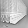 LIKOV LC-L lišta ukončovacia omietková so sieťkou VERTEX LC-L 3mm