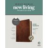 NLT Wide Margin Bible, Filament Enabled Edition (Red Letter, Leatherlike, Dark Brown Palm, Indexed) (Tyndale)