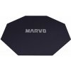 Herné, podložka pod kreslo, Marvo, GM02, 1100 x 1100 x 2 mm, čierna, protišmyková (GM02BK)