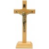 Kríž: drevený, stojaci - bledý, 16 cm - 615