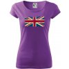 Britská vlajka stará - Dámske tričko Pure - S ( Fialová )