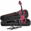 Stagg EVN X-4/4 MRD, elektrické housle, červená metalíza