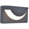 LUTEC 6402801118 LUPS vonkajšie nástenné svietidlo LED 14W 1950/450lm 3000K IP54 tmavo šedá