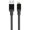 Tactical KP31181 Fat Man USB-A/Lightning, 1m, sivý