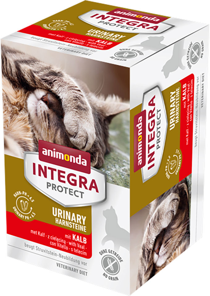 Animonda Integra Protect Adult Urinary struvitové kamene teľacie 24 x 100 g