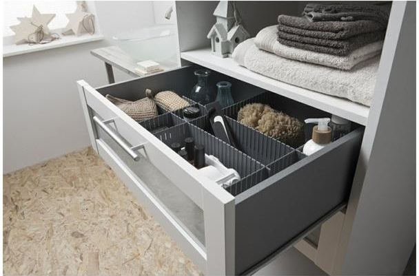 Compactor Free - Organizér do zásuvky 440x100 mm, sivá RAN7033