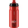 Fľaša ELITE Jet Clear červená, šedé logo 550 ml