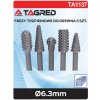 Tagred Tagred Stopkové frézy, profilové frézy, tvarovacie frézy na drevo, rašple, hrubovanie 6,3 mm