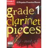 GRADE 1 - 15 Popular Practice Pieces + Audio Online / klarinet