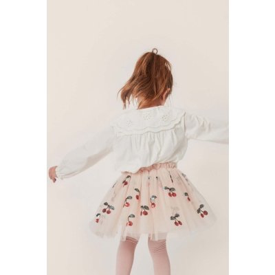 Dievčenská sukňa Konges Sløjd ružová mini áčkový strih
