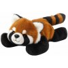 LeanToys Plyšová panda červená a červená 30 cm LEAN Toys