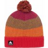 Detská zimná čiapka Burton Kids' Fleece-Lined Pom Beanie červená,oranžová