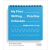 My First Writing Practice In Korean