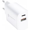 Forcell síťová nabíječka USB PD/QC 4.0 +USB C 3A 30W Bílá