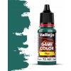 Vallejo Game Color 72161 Fluorescent Cold Green 18ml