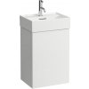 Laufen Kartell umývadlo 45x34 cm obdĺžnik klasické umývadlo-umývadlo na nábytok biela lesklá H8153300001091
