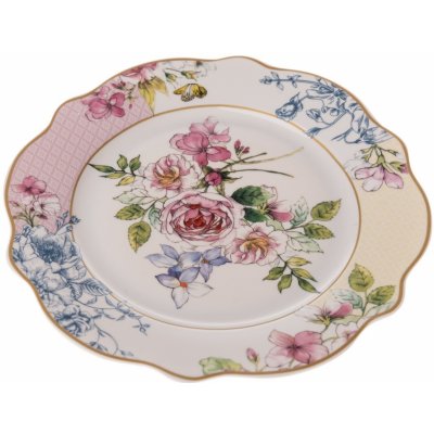 Porcelánový dezertný tanier Roses, 19,2 cm