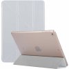 AppleKing hodvábne puzdro s funkciou uspania a origami stojanom na iPad mini 4/5 - strieborné - možnosť vrátiť tovar ZADARMO do 30tich dní