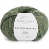 Katia Cotton Merino 122 Pale Green Pletacia priadza