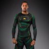Rashguard VENUM Dl. rukáv Matupa - černo/zeleno/zlatý