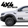 2x NÁLEPKA NA AUTO JEEP 4X4 OFF ROAD 40X16cm 2ks