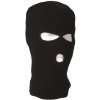 Kukla Mil-Tec Balaclava pletená s 3 otvormi - čierna