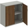 Policová skriňa Strong, 80x76,8x40 cm, orech/sivá - 1 kus - 1 KS - nie - 1 - 60 mesiacov - 2x plné - rovná - uzatvorená - Hobis - 80 cm - Strong - 40 cm - 76.8 cm - orech/sivá - 32.6 kilogramu HOBIS