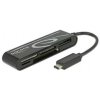 Delock USB 2.0 čtečka karet USB Type-C™ samec 5 slotů (91739)