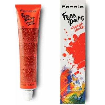 Fanola Free Paint farba na vlasy Orange Shock oranžová 60 ml