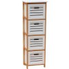 Kondela TALAS BI/PR 0000256790 - Komoda, biela/prírodná