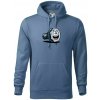 Parové tričko - Skrutka a matka - Mikina pánska Cape s kapucňou - 2XL ( Denim )