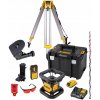 DEWALT KRÍŽOVÝ ROTAČNÝ LASER ČERVENÝ ZVÄZOK 45/450M 360° 2Ah DCK374D1R