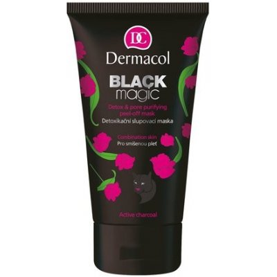 Dermacol Black Magic Detox & Pore Purifying Peel-Off Mask - Čierna zlupovacia maska 150 ml