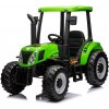 mamido Detský elektrický traktor A011 24V 400W zelený