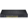 Zyxel XGS1935-28HP, 28 Port Smart Managed PoE Switch, 24x Gigabit PoE and 4x 10G SFP+, hybrid mode, standalone or NebulaFlex Cloud