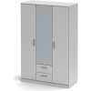 Vešiaková skriňa trojdverová so zrkadlom SINGA 82 Tempo Kondela