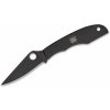 Spyderco C138BKP Grasshopper All Black vreckový nôž 5,8 cm, celočierny, celooceľový