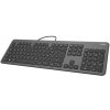 Kllávesnica KC-700 black Hama (Kllávesnica KC-700 black)
