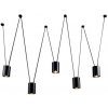 Shilo-Amplex Shilo 9023 - Luster na lanku VIWIN 5xGU10/15W/230V pavúk čierna AML0104 + záruka 3 roky zadarmo + záruka 3 roky zadarmo
