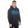 PitBull West Coast - Pánska mikina s kapucňou KP BLUE SKULL Black M