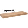 Moderná, samonosná polica, dub sonoma v minimalistickom dizajne, dĺžka 59,5 x hĺbka 23,5 cm, 650871
