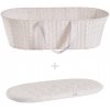Ahojbaby Mojžišov kôš pre bábätko Paper Dream white + matrac Basic