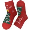 Vianočné bavlnené ponožky Stromček 35-41