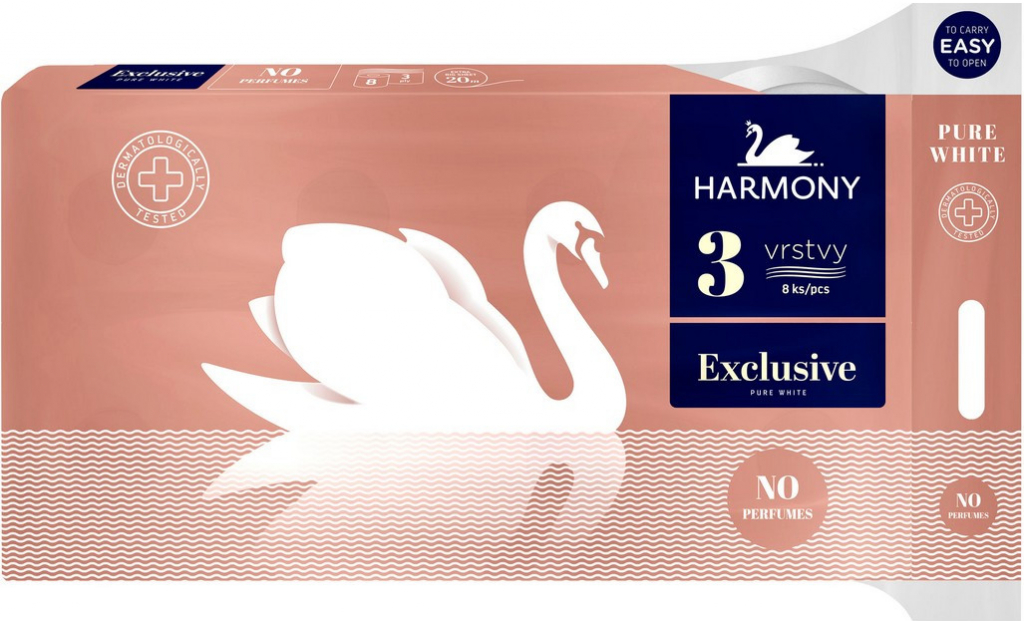 Harmony Exclusive Pure White 3-vrstvový 8 ks od 4,12 € - Heureka.sk