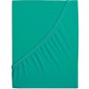B.E.S. – Petrovice, s.r.o. Prestieradlo Jersey česaná bavlna MAKO – Zelený tyrkys 140-160 × 200