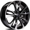 CARBONADO OSAKA hliníkové disky 7x17 5x114,3 ET45 BFP - Black Front Polished